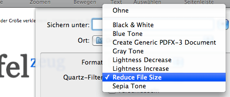 PDF Quartz-Filter